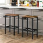 Bar Stools Set, Industrial Bar Stool, Set of 2 Bar Stools, Kitchen Bar Chair,