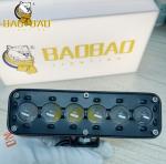 6 Beads Fog Light Aluminum White Yellow Flash Dual Color Motorcycle Spare Part