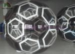 Soccer Type Inflatable Walk On Water Ball , Black Kids Water Sports Games
