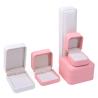 Buy cheap Multi-Color Convex-Roof PU Leather Jewelry Storage Box Package for Ring Pendant from wholesalers