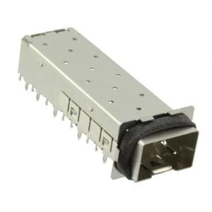 China 2057086-2 SFP+ Cage 1x1 Port 16 Gb/S EMI Shielded Elastomeric Gasket on sale