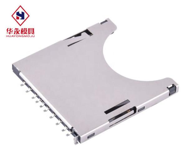 Buy cheap HuaYong 10pin SD Card Slot Socket Connector Push - Push Type from wholesalers