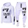 Buy cheap Fashionable Design Outdoor Sport Men Sportswear Tracksuit 2 Piece Set Hoodie Sets for Men from wholesalers
