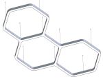 Buy cheap Hexagon Led Linear Light Customized LED Light For Shopping Mall from wholesalers