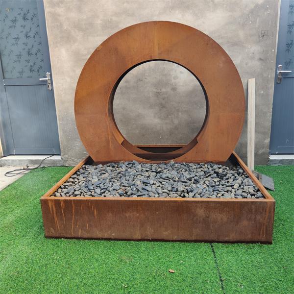 Buy cheap Rusty Waterfall Corten Steel Water Feature 1800mm*1800mm Anti Wear from wholesalers