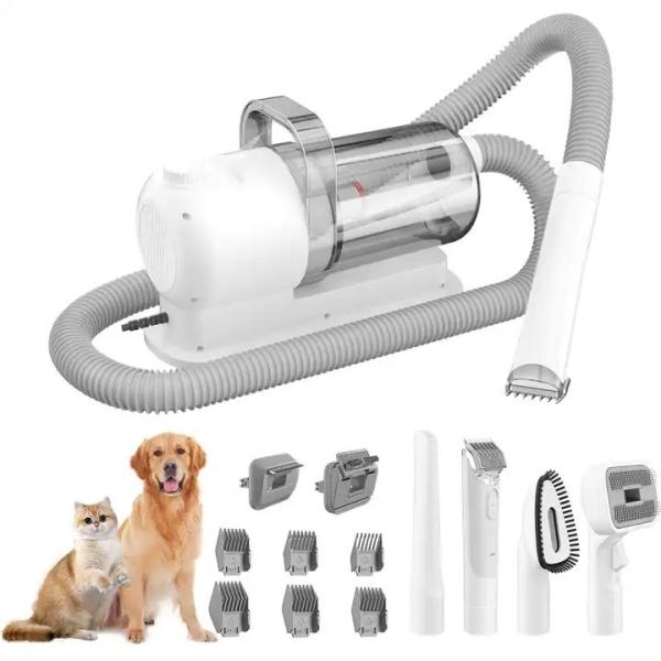 Buy cheap Electric Hair Grooming Vacuum Slicker Deshedding Dog Cat Brush Pet Vacuum Cleaner Kit from wholesalers