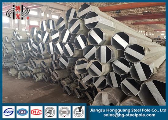 Buy cheap 40FT 3.0mm Thick Q355 Steel Tubular Pole Galvanized And Bitumen Painted from wholesalers