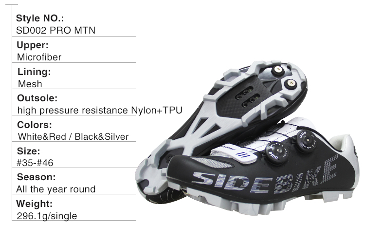 Black Water Resistant Cycling Shoes Bright Color Printed Low Wind Resistance