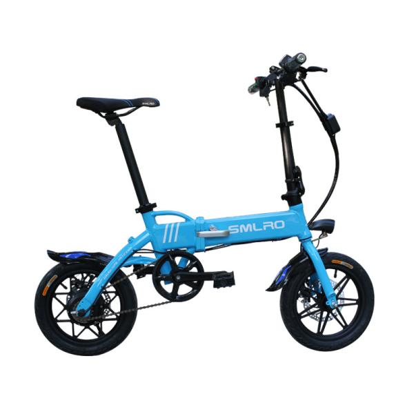 Buy cheap 36V 8AH Portable Folding Electric Bike , 14 Inch Electric Mini Bike Plastic Pedal from wholesalers