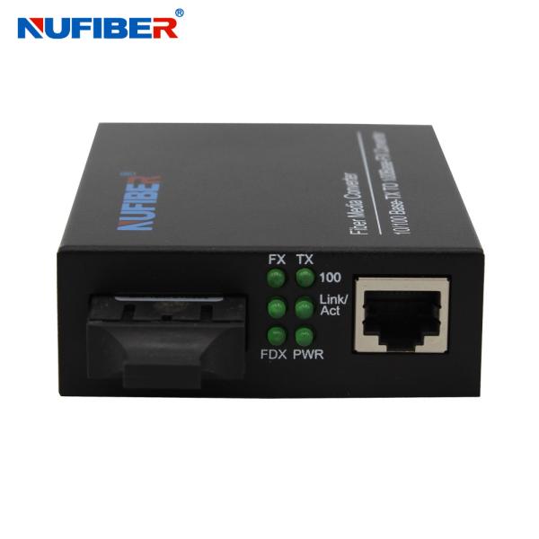 Buy cheap 10/100 Mbps Fiber Media Converter for CCTV IP Camera SM 20KM SC Dual Fiber Media Converter from wholesalers