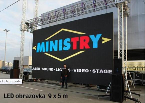 Buy cheap DVI VGA Rental LED Display Full Color Outdoor Ultra Slim for Video Advertising IP67 from wholesalers