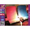 Buy cheap Luxury Cinema Seat Fabric Upholstery Stadium Theater Seating With Cup Holder from wholesalers