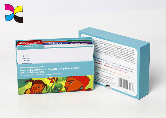 Custom Deck Game Playing Cards Round Corner With Brochure Box Packaging