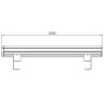 Buy cheap White IP65 LED Linear Light Fixture 12W 24V 50000hrs Lifespan from wholesalers