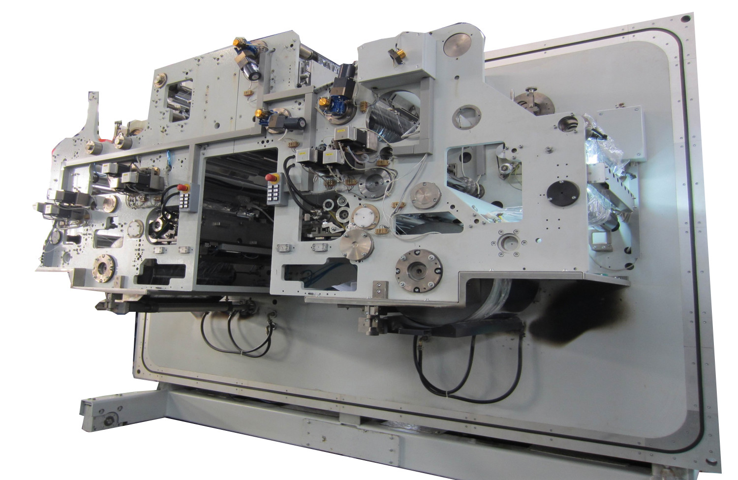 Double Sides 1200mm Vacuum Metallizing Machine , Vacuum Coating Machine