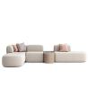 Buy cheap Support customization Nordic Minimalism Sofa Set for Office/Bedroom Innovative Arc Fabric for Traditional Living Apartment or Villa Use from wholesalers