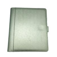 Buy cheap 2mm Genuine Leather 3 Ring Binder Folders 100sheets Portfolio 80gsm product