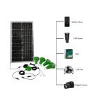 Solar Camping Light With 5200mah Li Battery Phone Charger Solar Flashlight