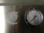 Touch Screen Butyl Extruder Machine , Butyl Sealant Coating Double Glazing Glass