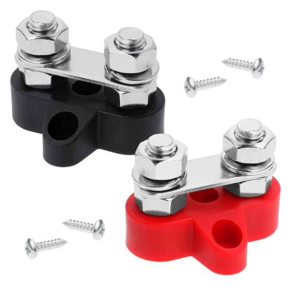 Buy cheap 2PCS 12V 200A M8 Dual Stud RV Power Distribution Block 1.77"W X 1.3"H from wholesalers