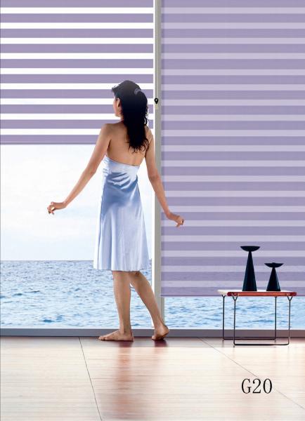 Buy cheap 2020 100% polyester zebra blinds cover rail motorized for windows from wholesalers
