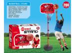 16 " Basketball Hoop Set Adjustable Children's Play Toys W / Breakaway Steel Rim