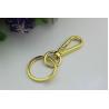 Buy cheap Top quality shiny nickel 13 mm alloy snap hook key ring iron with 25 mm from wholesalers