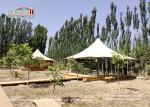 5m Width 2 People Luxury Glamping Tents With Wooden Flooring System