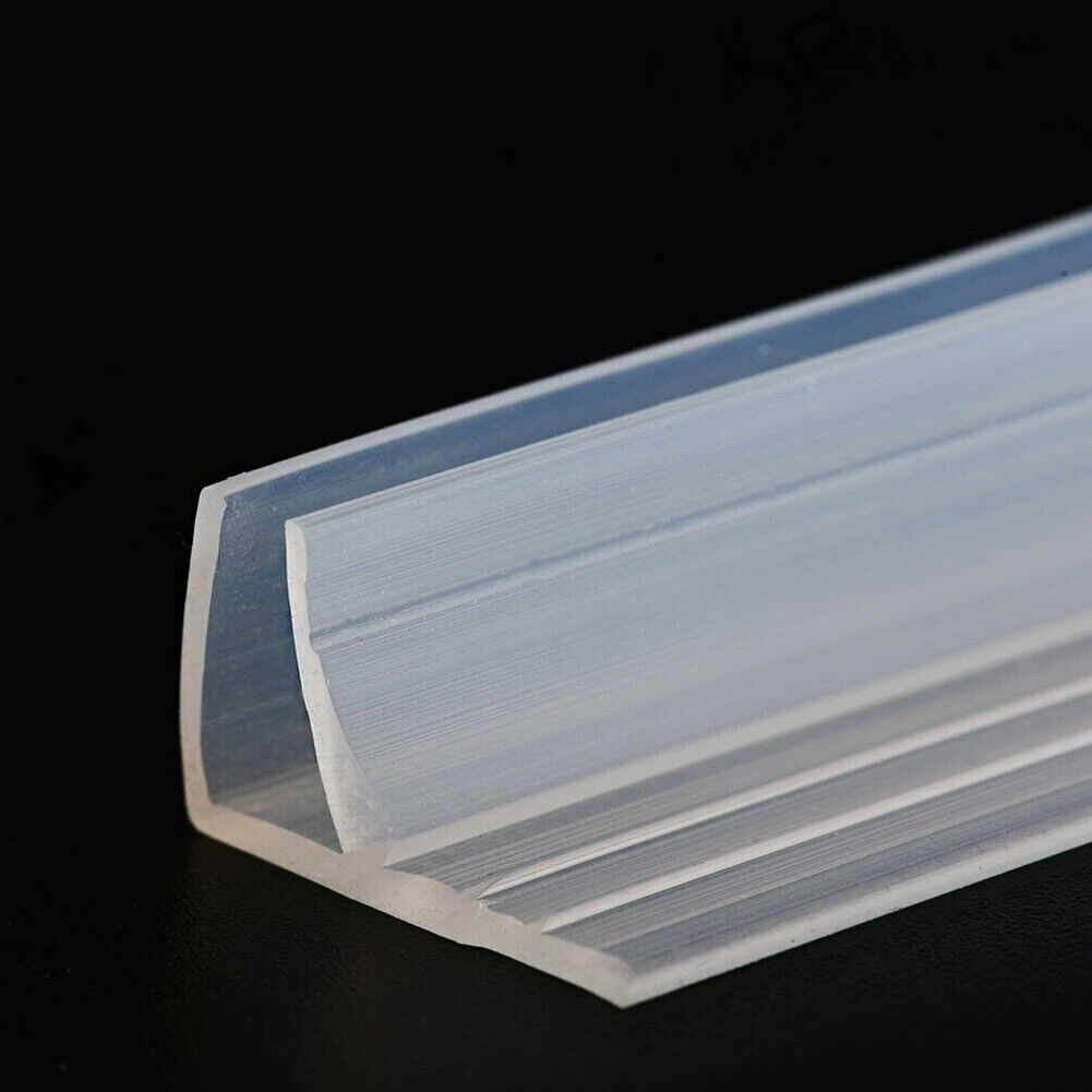 Customizable Length 2M/PC or 2.5M/PC F-shaped PVC Shower Door Glass Seal for Bathroom