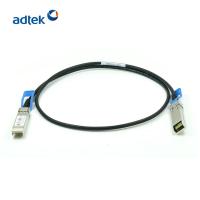 Buy cheap Black 1M 30AWG Direct Attach Cable 25G 3m Copper SFP+ Twinax Cable product