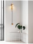 Bedroom atelier Bedside Black Rotation LED art deco lamp bedside light (WH-VR-87