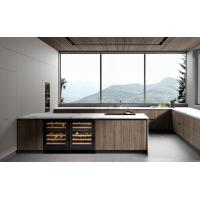Buy cheap White Modern Classic Wood Kitchen Cabinets Tailored With Island Table Wine product