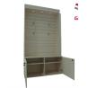 Buy cheap Wooden Slatwall Display Cabinet Wood Display Cabinets For Clothes from wholesalers