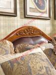 European Country Style Classic Solid Wooden Sofa Made by Italy Leather and