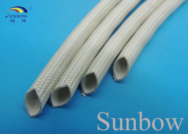 Buy cheap Extruded Silicone Rubber Tube Reinforced With Non Alkaline Fiberglass Braid from wholesalers