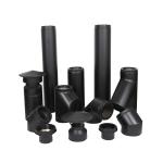 High Precision 6 Inch Insulated Chimney Pipe Shinning Surface Polished Treatment