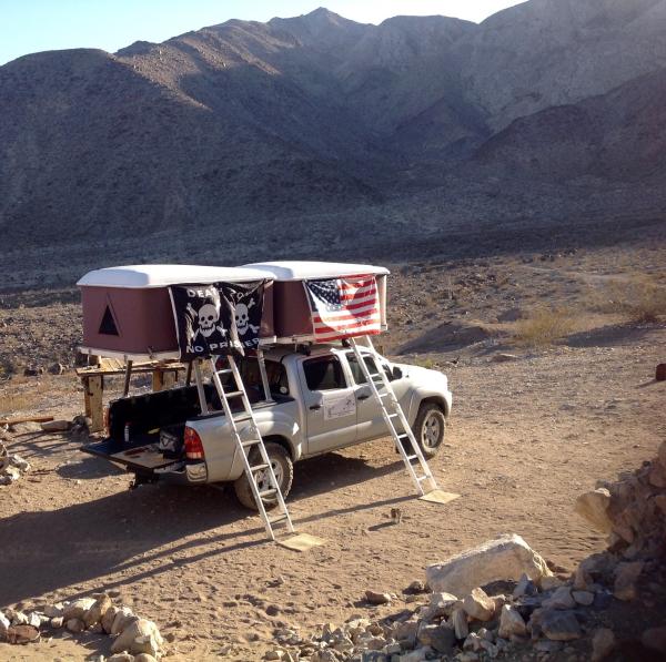 Buy cheap Double Big Foot Automatic Roof Tent , Jeep Hard Top Tent Streamlined Design from wholesalers