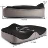Buy cheap Wheelchair Pain Relief Memory Foam Donut Cushion Orthopedic Coccyx Ergonomic from wholesalers