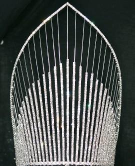 Buy cheap Shooting pageant crowns and tiaras whosale buy pageant crowns custom pageant crowns in china crown supplier pai crown from wholesalers