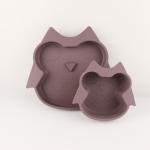 5Piece Silicone Bowl Set Easy To Clean Non-Stick Multiple Color Positions