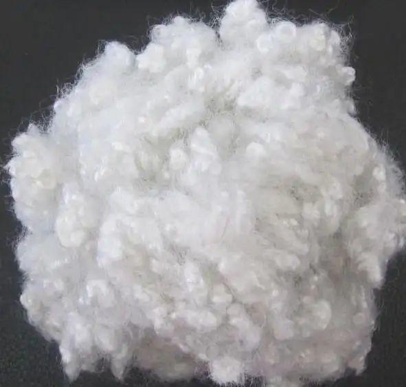 Buy cheap Colorful Polyester Staple Fiber 1.2-15dtex Crimp AA Grade White Black Grey Fibre from wholesalers