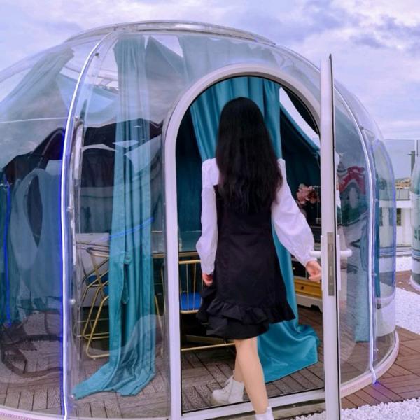 Buy cheap Aluminium Frame Outdoor Bubble Tents UV Resistance Bubble Camping Tent from wholesalers