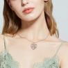 Buy cheap YASVITTI 925 Sterling Silver Eternal Love Heart Pendant Necklace Personalized Rose Gold Plated Crystals CZ Necklace from wholesalers