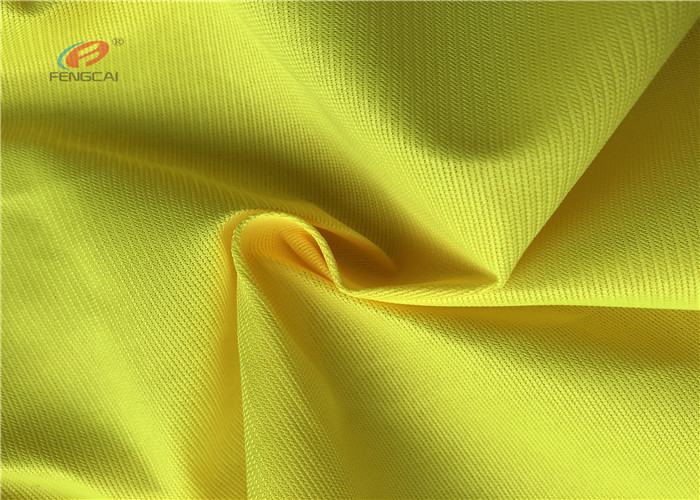 Orange Colour 100% Polyester Fluorescent Bird eye Mesh safety vest Fabric
