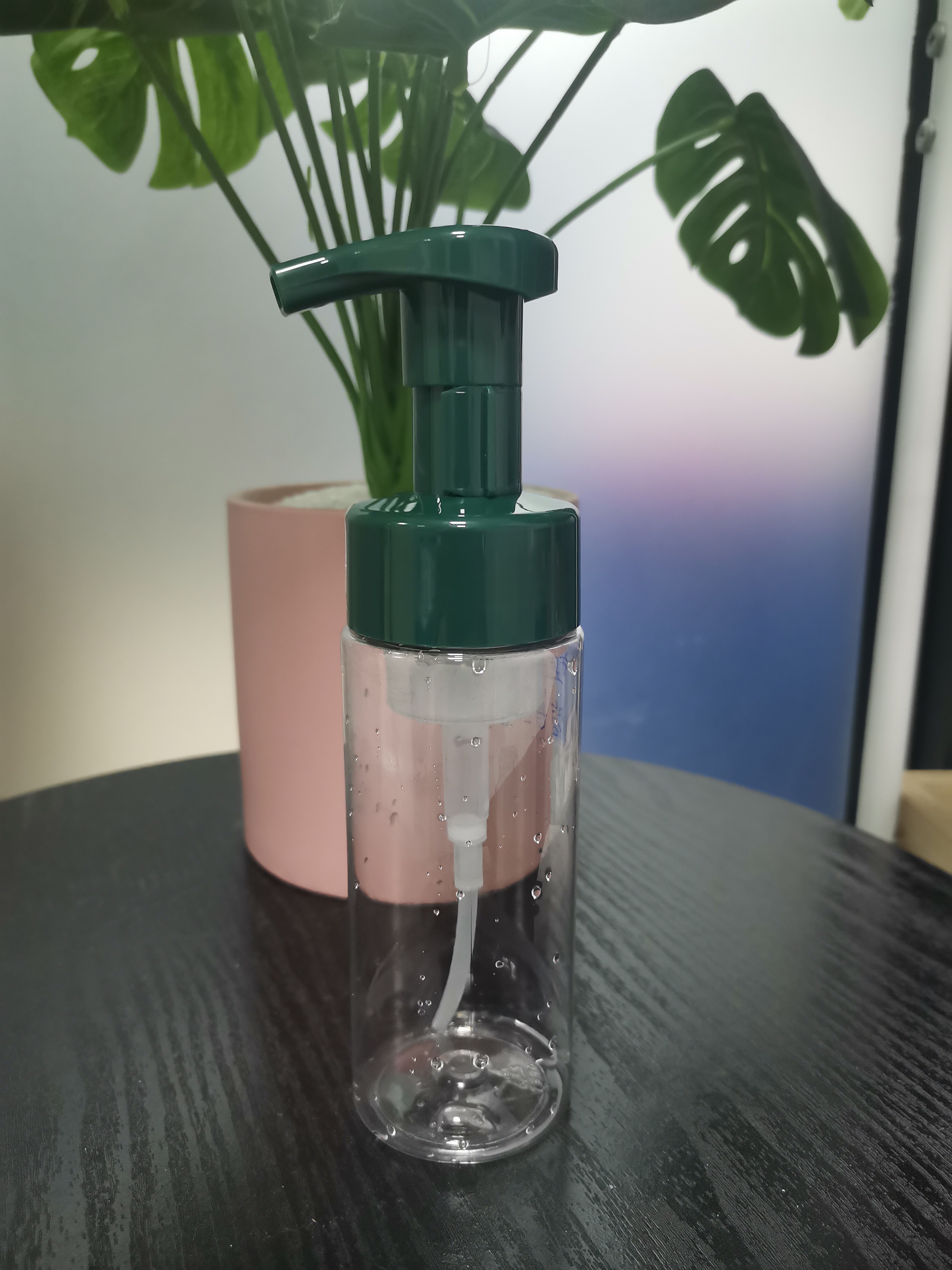 Foam Bottle Pump With Transparent Housing For Gentle Dispensing