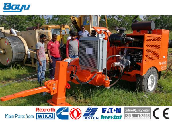 Buy cheap Diesel 118kw 158hp Conductor Stringing Equipment Hydraulic Puller from wholesalers