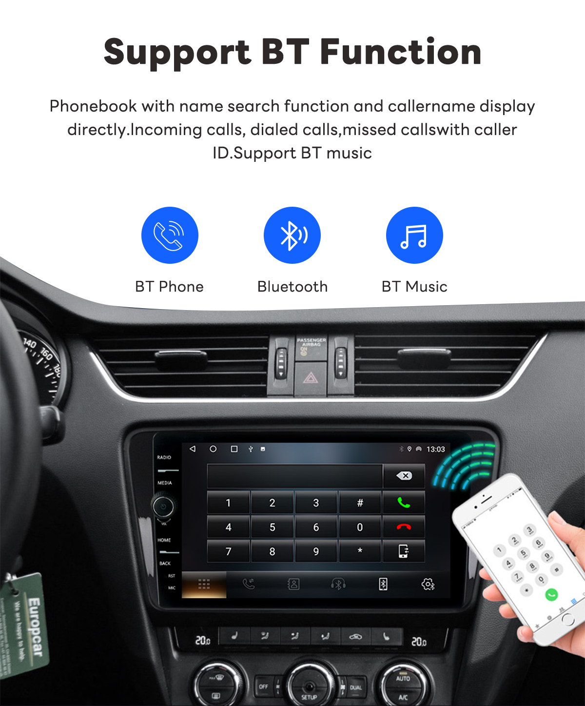 7862S 9/10 Inch Car Radio Touch Screen with GPS Navigation and OLED Display