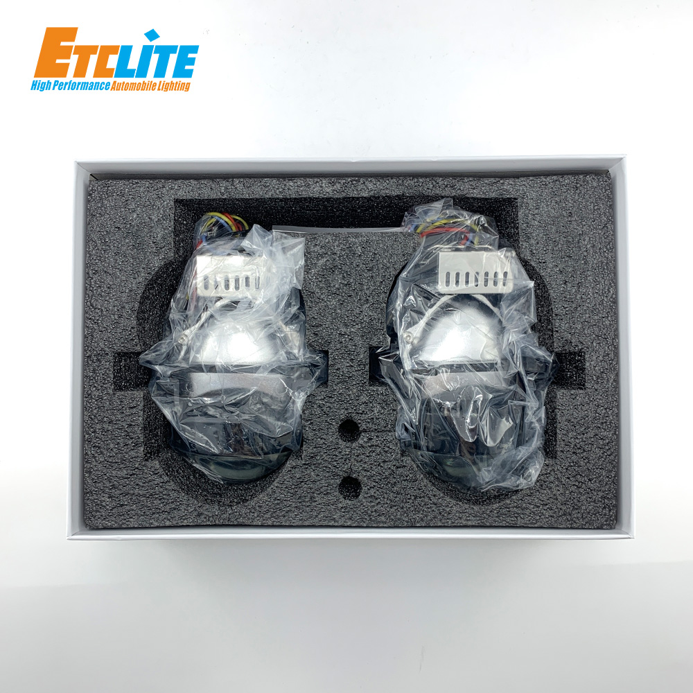 6000K LED Projector Lens , H4 9003 HB2 Bi Led Laser Projector