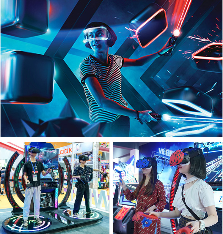 Indoor Fun Center Equipment Video Game Simulator Dynamic VR Motion Platform