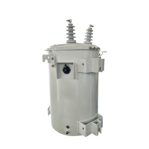 Buy cheap 100 Kva Pole Mounted Transformer Single Phase Power Pole Transformer Oil Type 13.8kv To 277v Ansi Ieee Standard from wholesalers